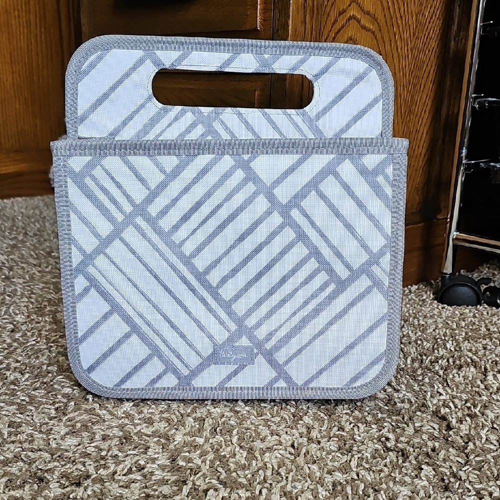 EUC Thirty-One Gray And White Double Duty Caddy